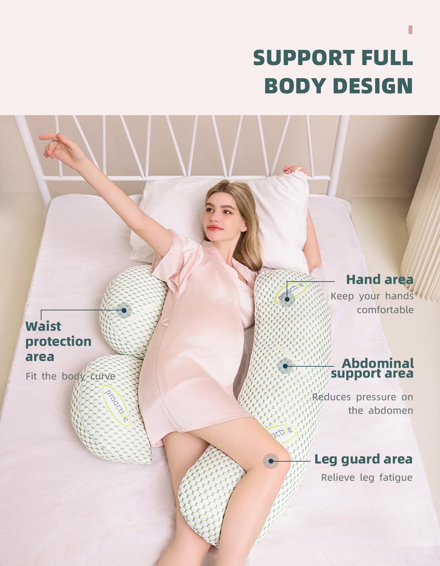 The Pillow For Pregnant Women Is Soft