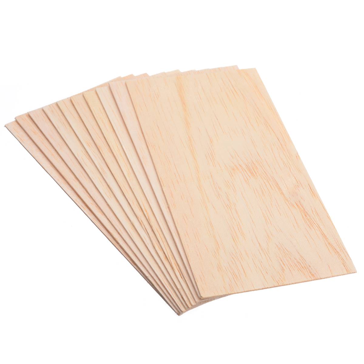 10pcsSet Balsa Wood Sheets Wooden Plate For DIY House Ship