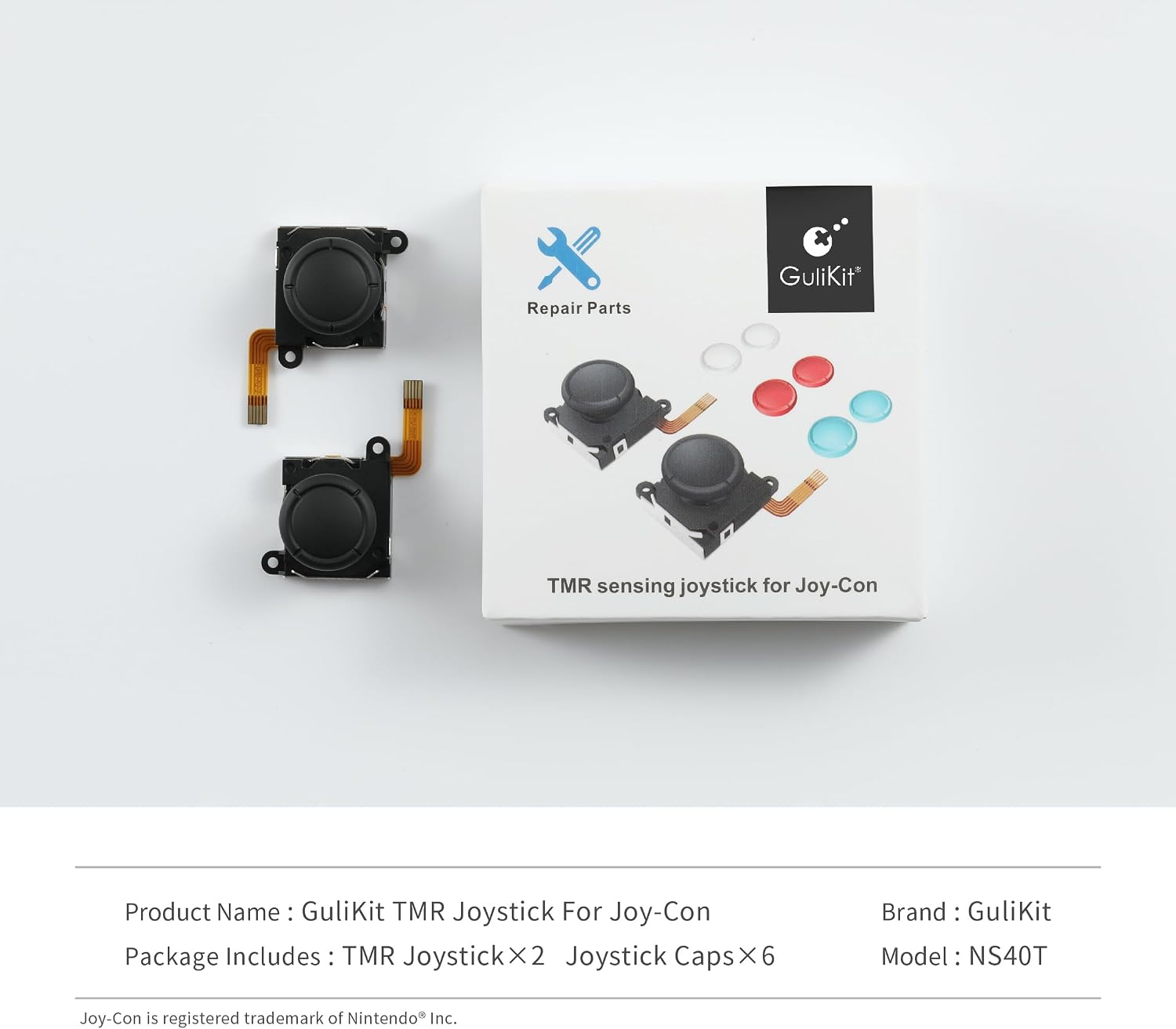 TMR Joystick Replacement For Joycon, No Drift, High