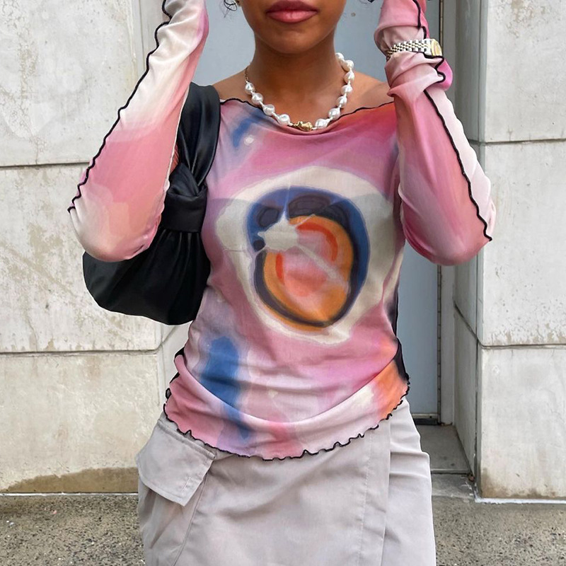 Fashionable European And American Top T-shirt For Women