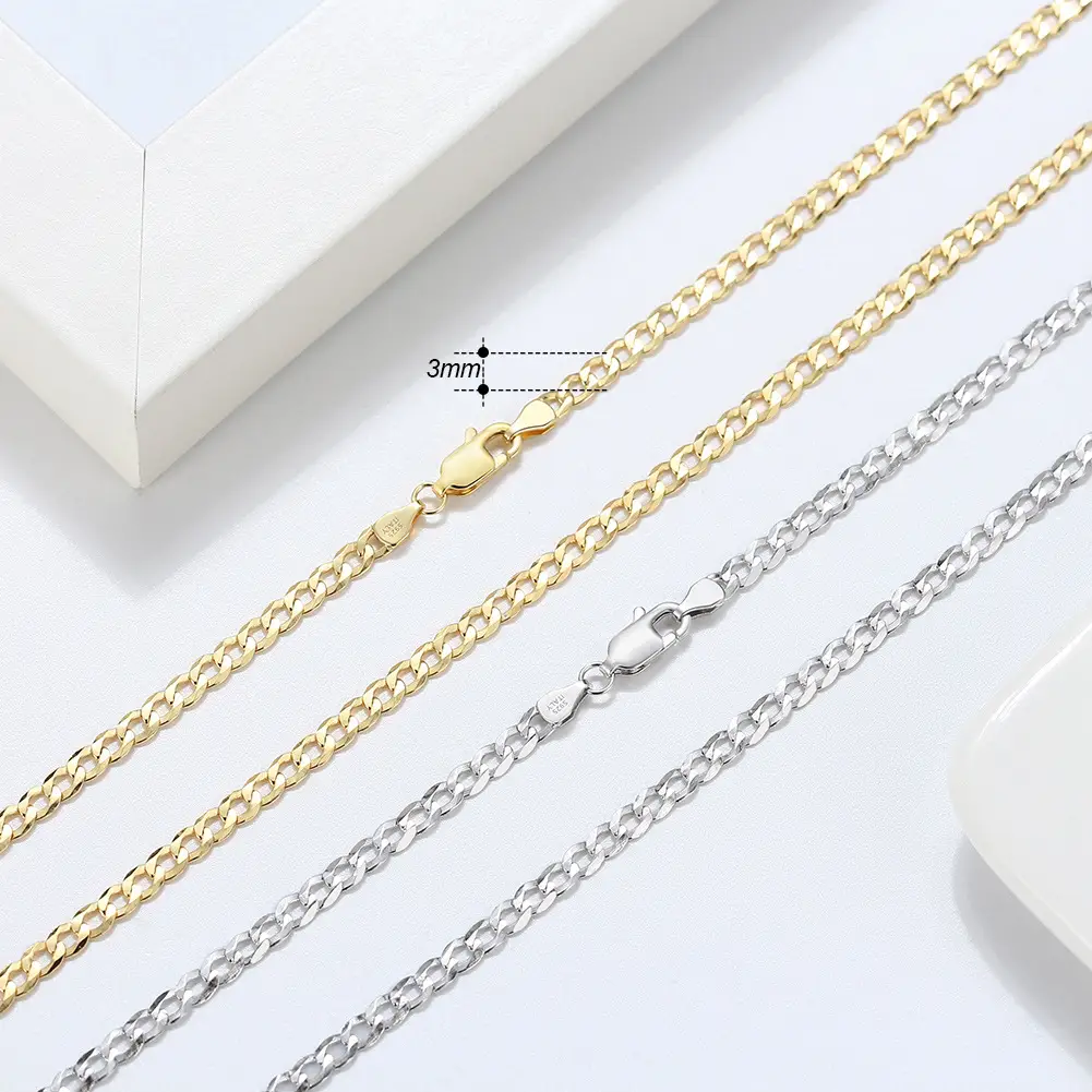 S925 Sterling Silver Simple Personality Trend Necklace