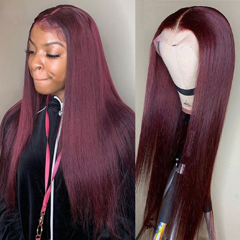 T-part Lace Frontal Wigs Real Hairstyle Headgear - Image 1