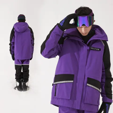 Loose Warm Windproof Waterproof Ski Suit for Men