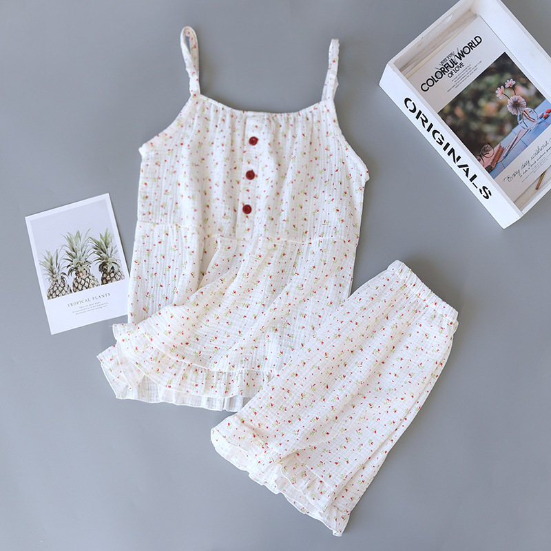 Title 4, Fashionable Cute Girl Suspender Nightdress Suit...