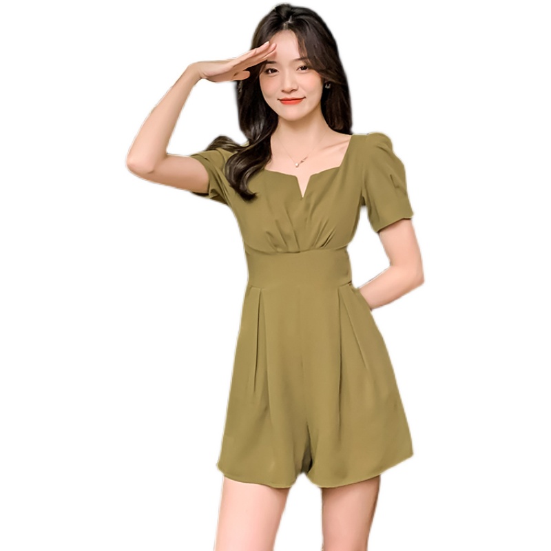 Puff-Sleeve Wide-Leg Jumpsuit, picture 4 of 5