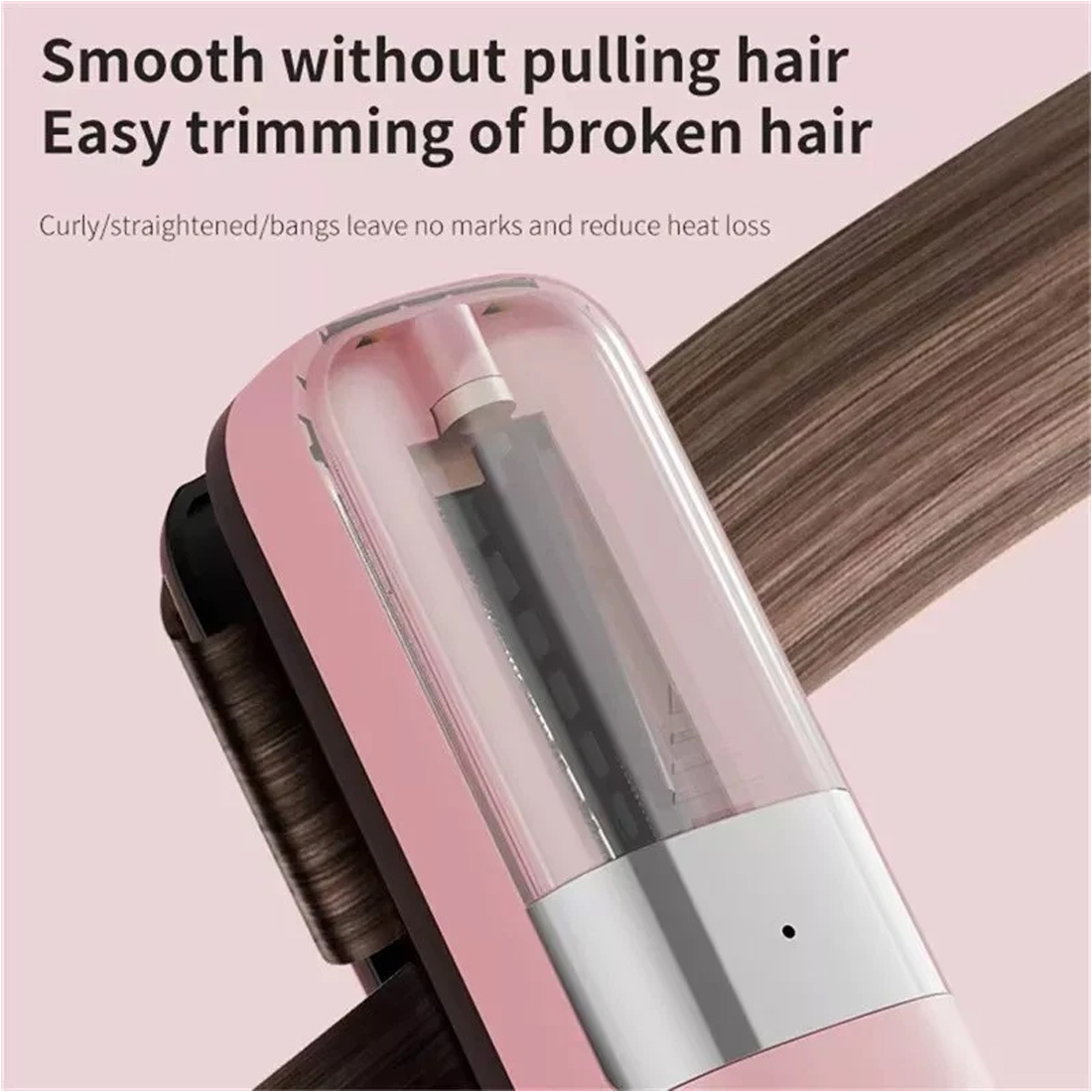 Hair Split End Remover Electrics Trimmer Automatic Damaged Repair Remover---Pink — image 2