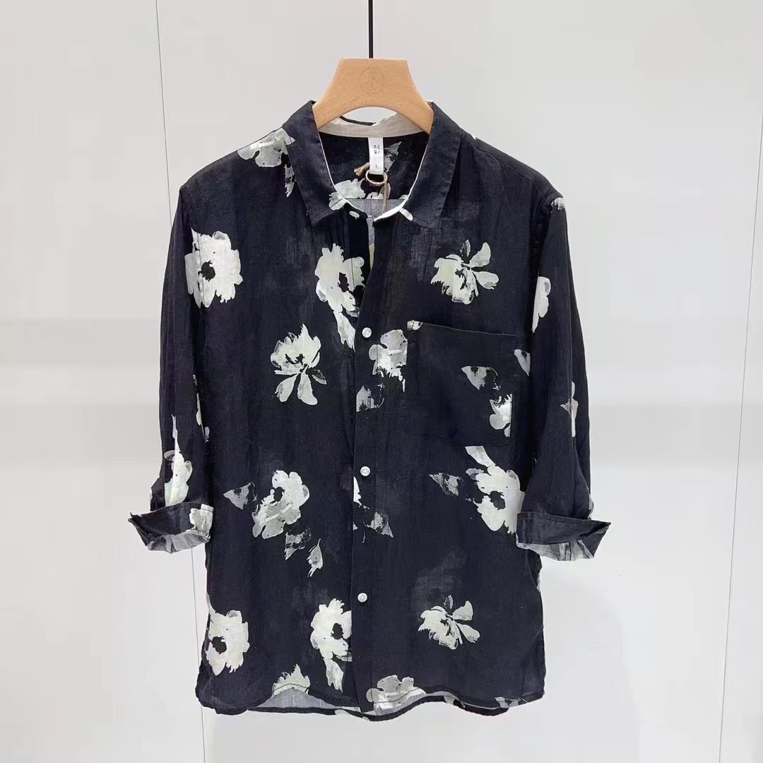 Women's Fashion Casual Print Shirt Tops