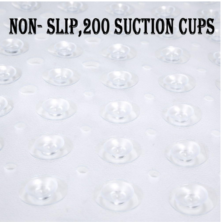Tapis de sécurité pour baignoire et douche 40 x 16 pouces – Image 3