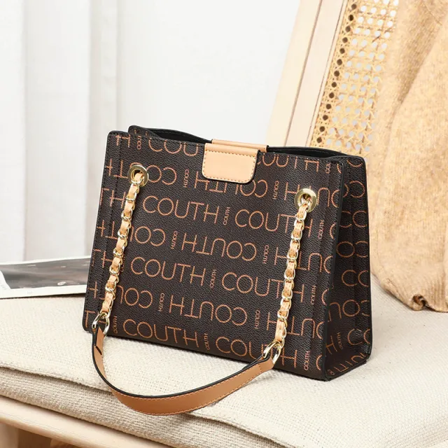 Autumn And Winter Large capacity Fashion High quality One shoulder Tote Bag Apricot - Shop at LoveMi