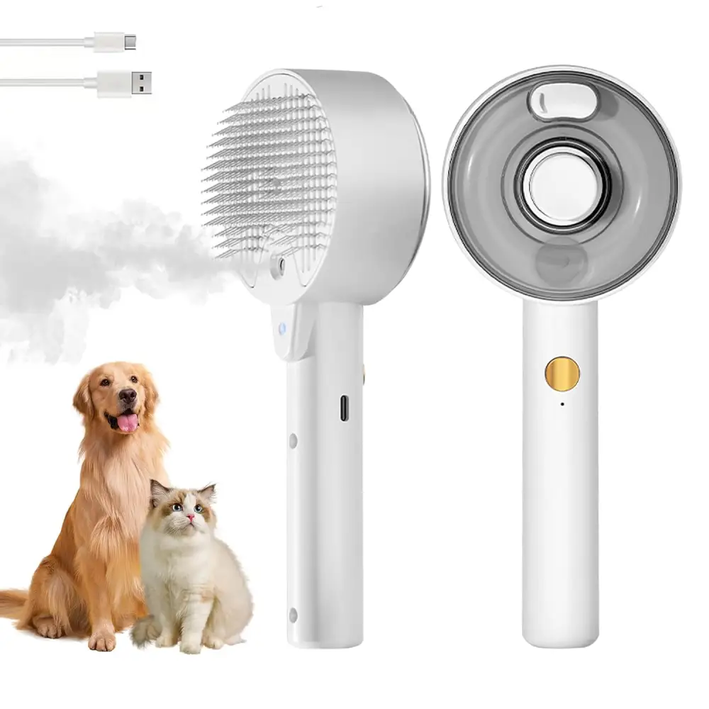 Cat Steam Brush for Shedding Spritz Defur Comb