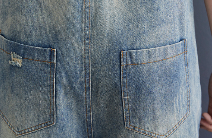 Новые литературные джинсовые подтяжки большого размера для толстой сестры, женские