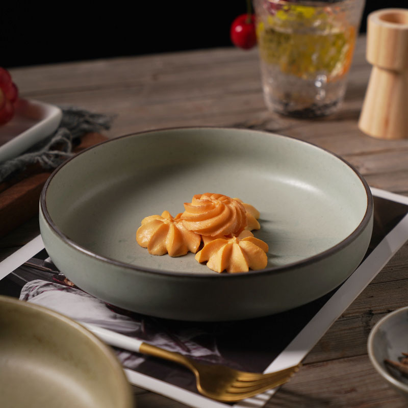 Japanese Style Ceramic Retro Thick Tableware