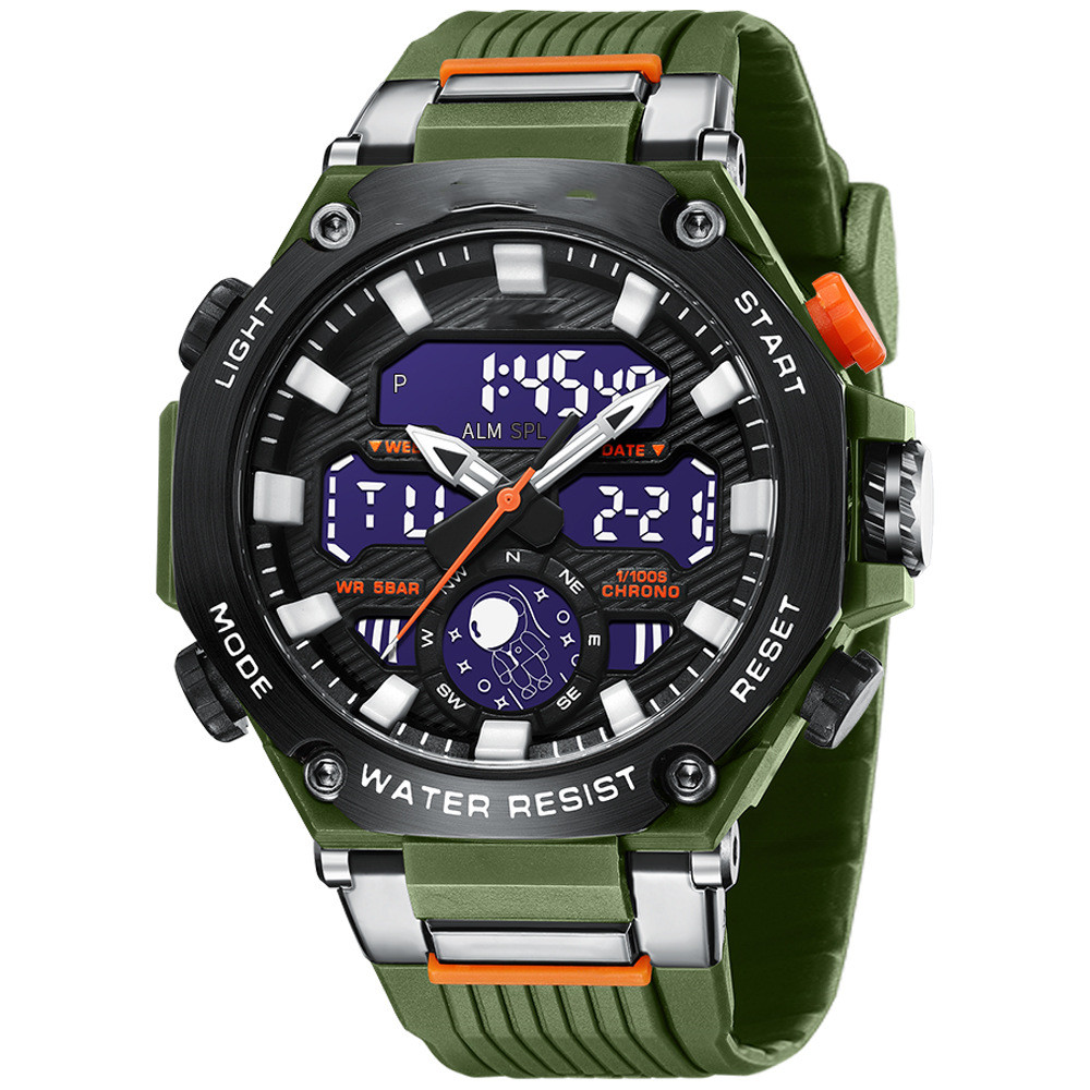 Men's Fashion Casual Alloy Multifunctional Watch