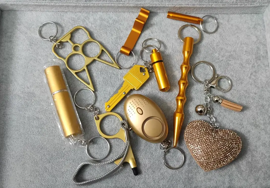 Trendy DIY Custom Combo Self Defense Keychains