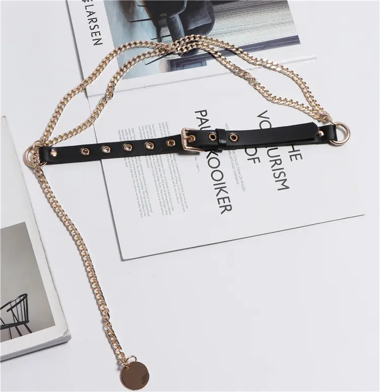 Personalized All-match Chain Stitching Small Belt