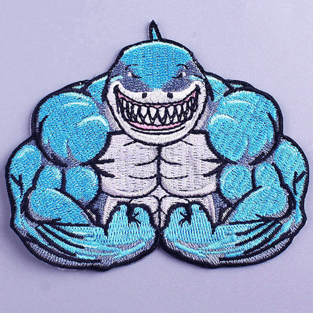 Muscle Bear Embroidered Cloth Patch Punk Gorilla — image 1