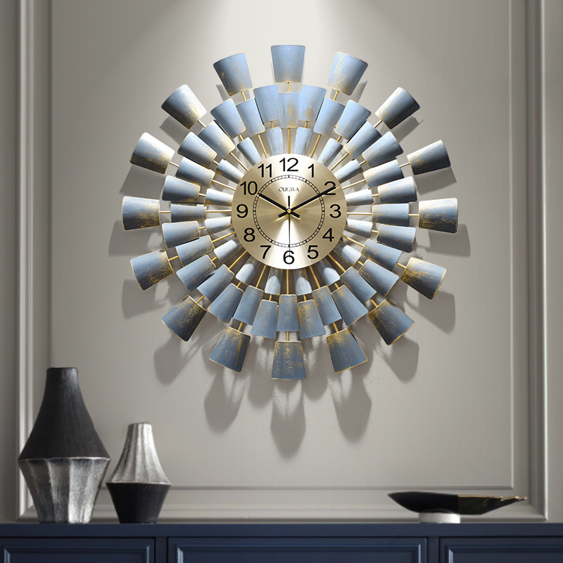 Metal Wall Clock, Silent Movement