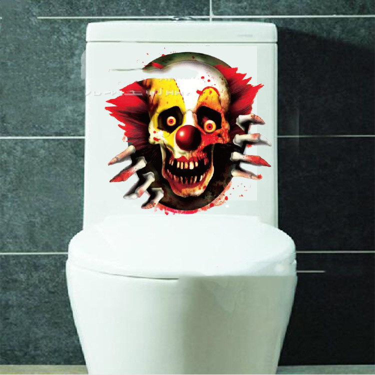 Halloween Skull Pattern Decorative Wall Sticker (Photo
