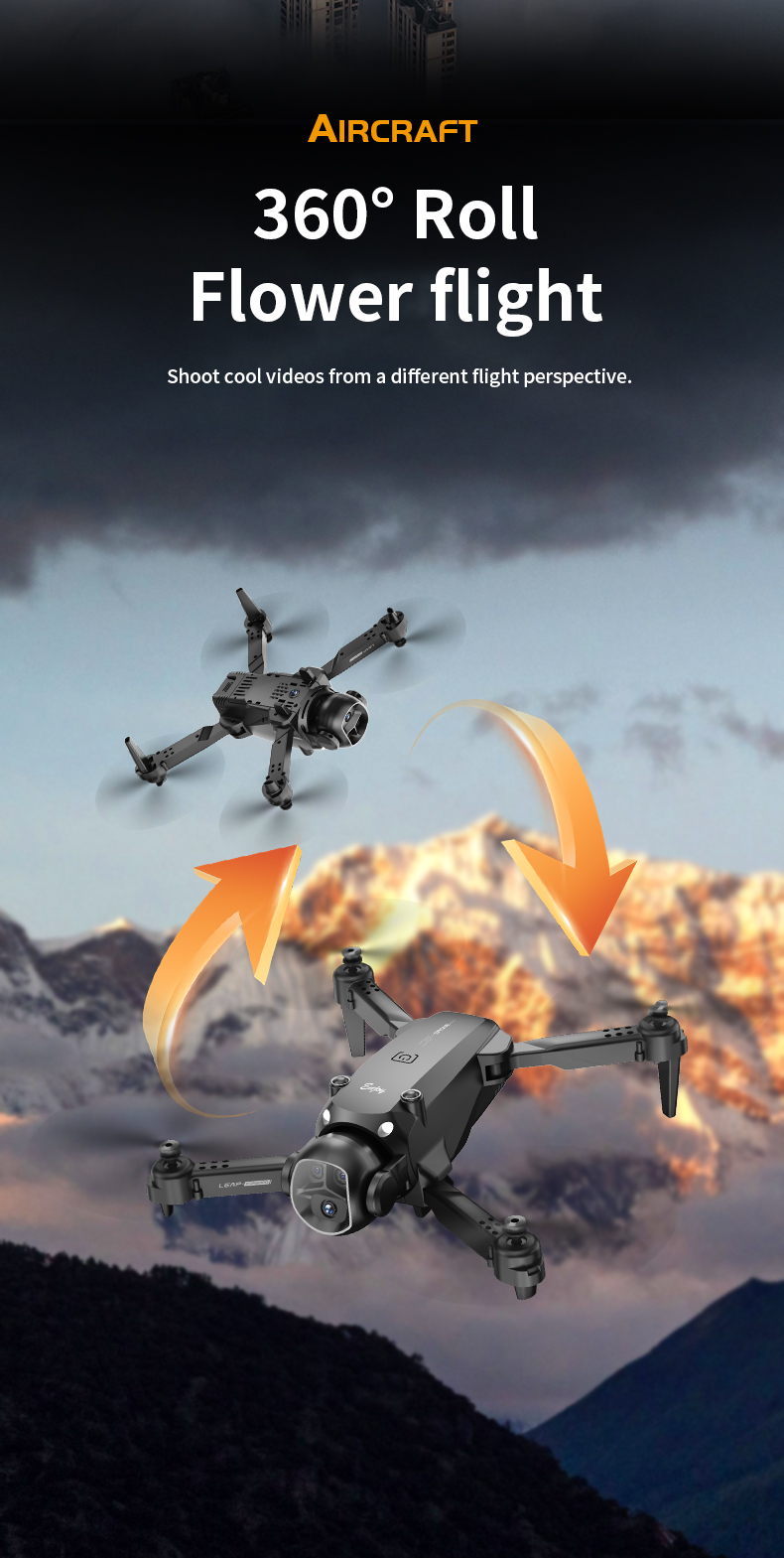 H2O Dual Camera Single Electric Drone detail