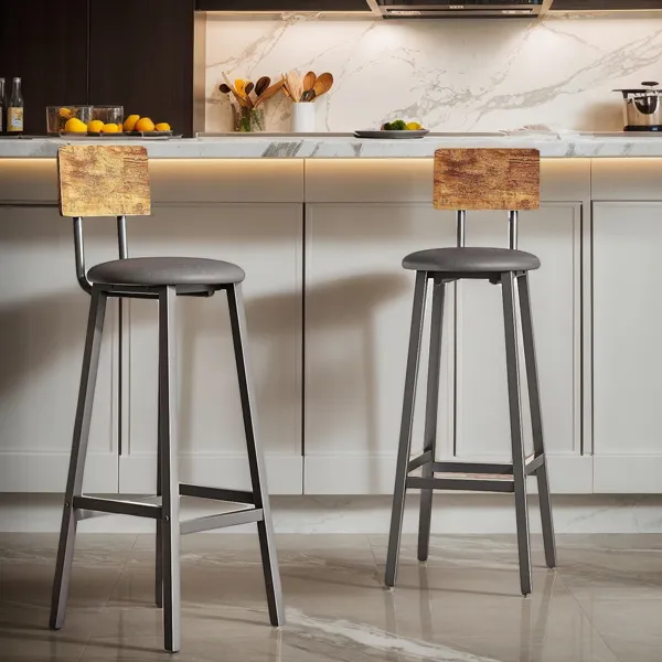 Bar Stool 2 piece Set Prohibited From Sale In Temu And Not Shipped On Weekends Black - Shop at LoveMi
