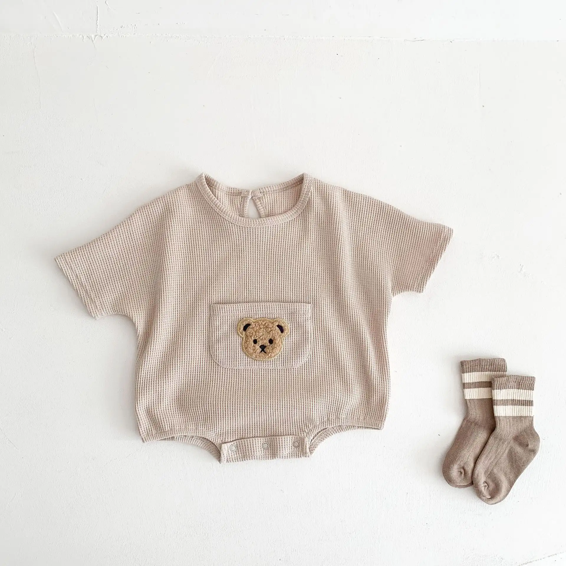 Summer Baby Bat Sleeve Romper