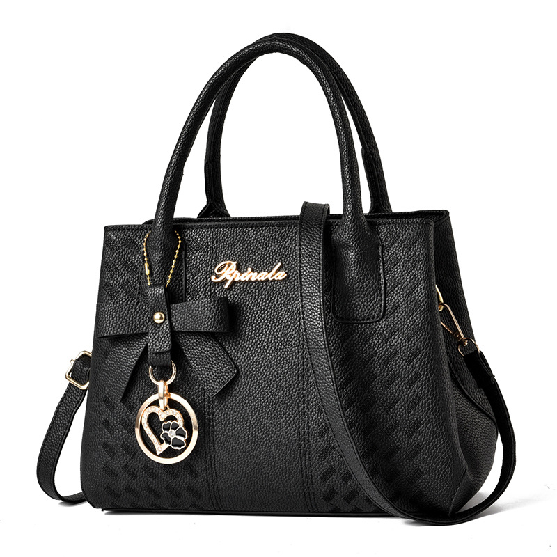 Women's Messenger One shoulder Handbag Black - Shop at LoveMi