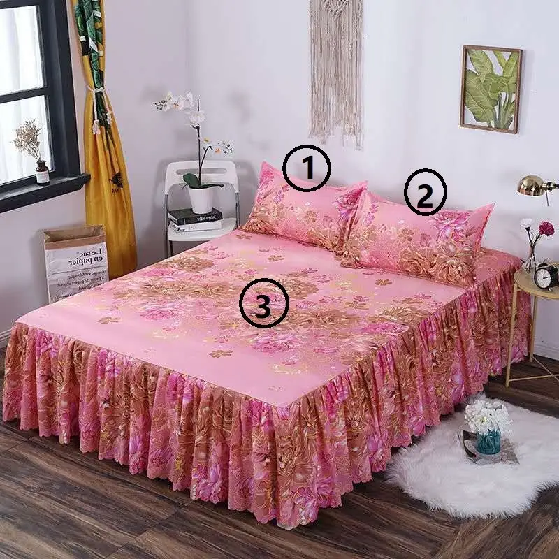 Bed Skirt Pillowcase 3 Woolly Bedsheet Bedding