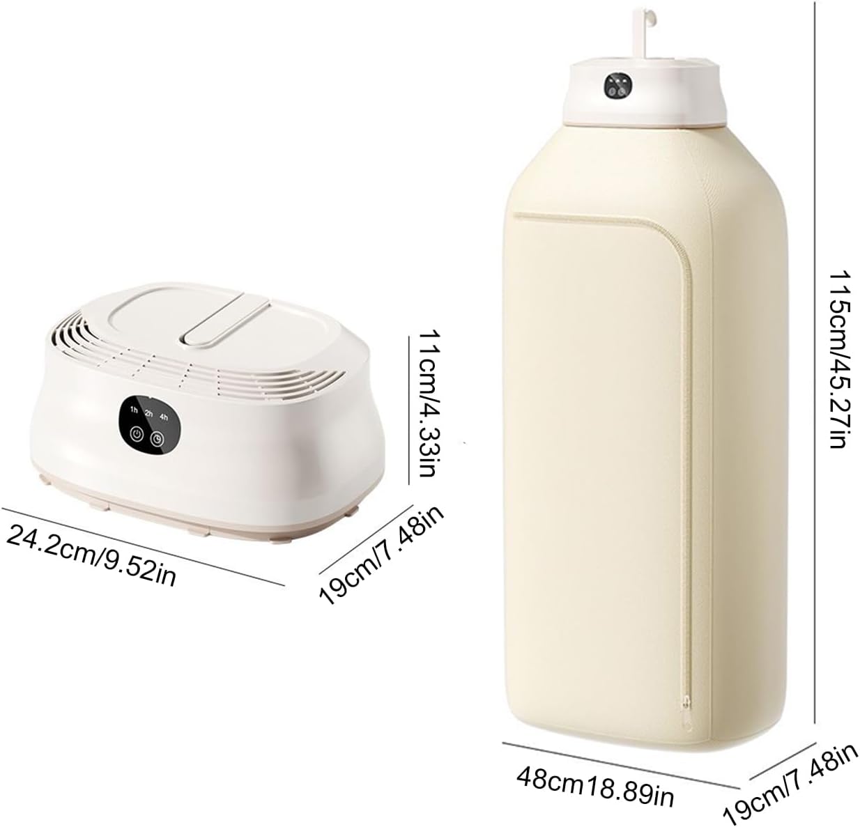 Portable Clothes Dryer, Electric Mini Drying Machine With Timer And Dry Bag — image 6