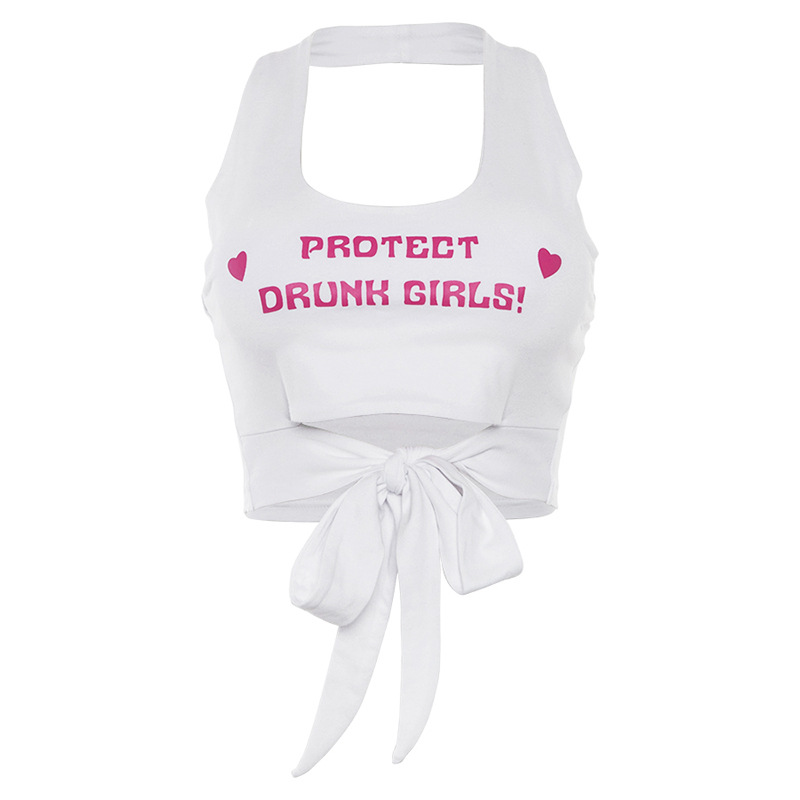 All-match Sports And Leisure Style Halter Vest