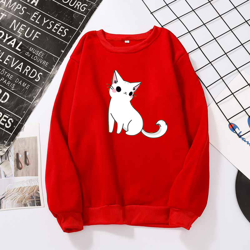 Title 7, Printed cute cat hoodie