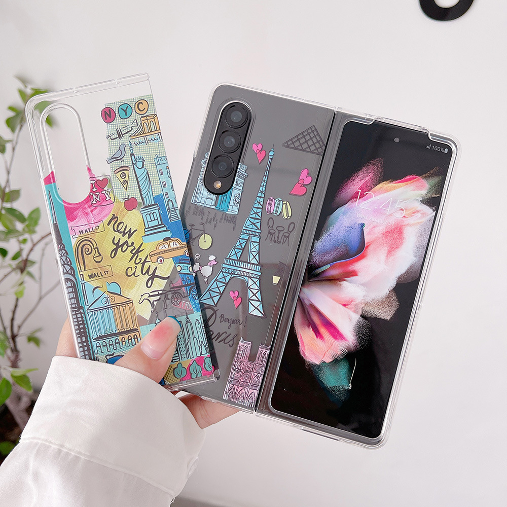 Fashionable Paris Colored Transparent PC Case - Image 2