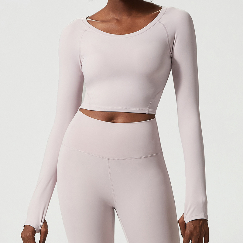 Fashion Zero Touch Sports Top Women Nude Sense