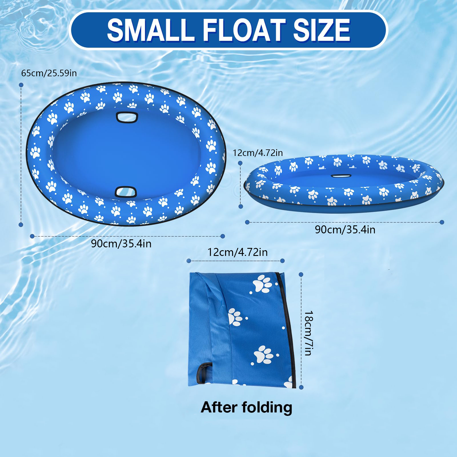 Pet Soft Dog Float Raft - Inflatable Dog Swimming Float For Summer