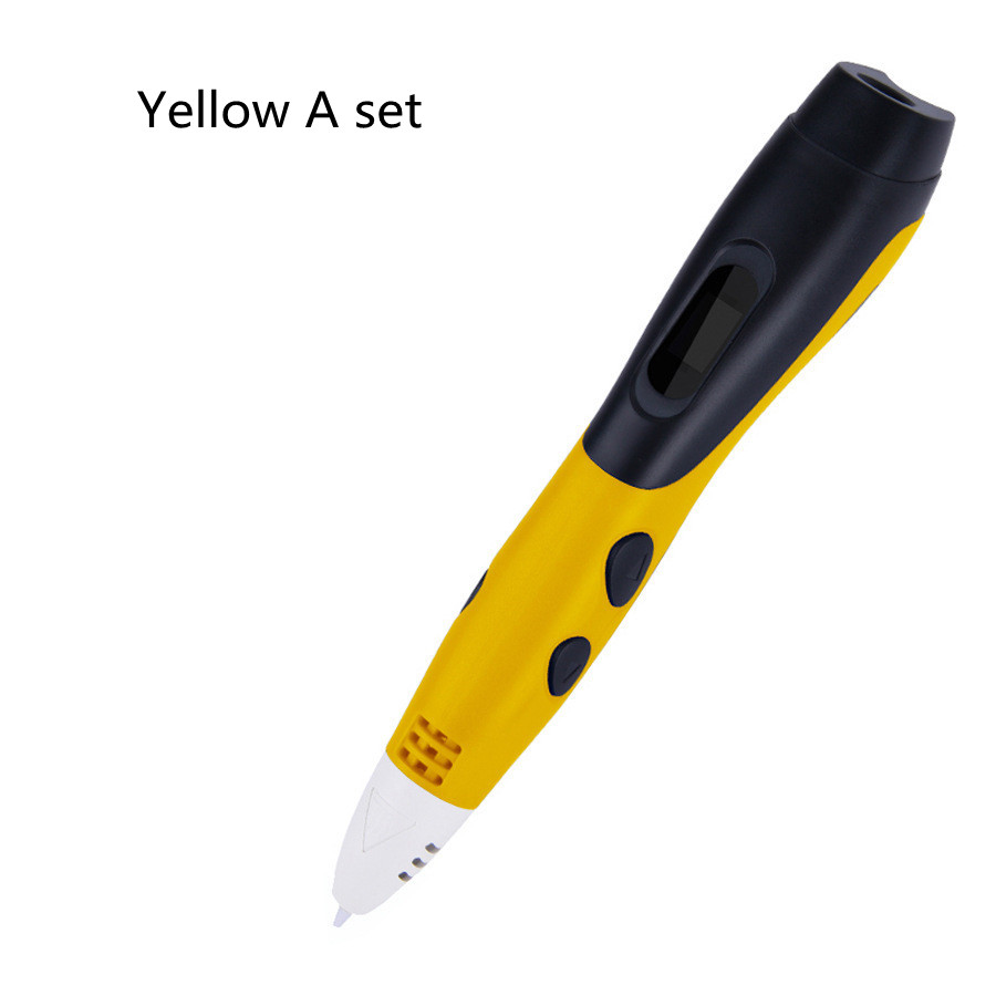 Six generations of 3d printing pens Yellow A set US