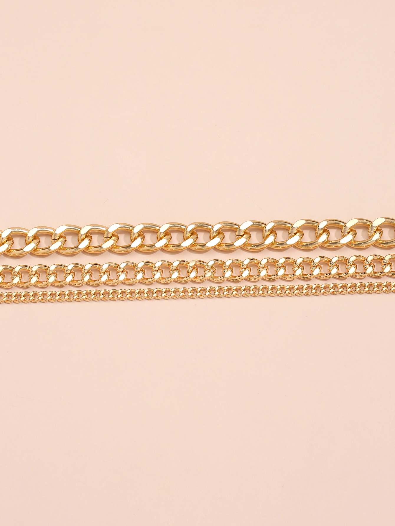 Simple Fashion Solid Color Irregular Metal Bracelet