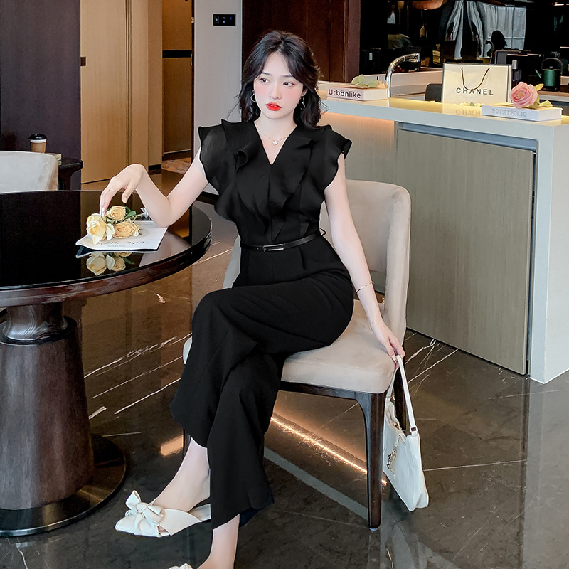 Jumpsuit Women's Chic Design Fashion Suit - Image 3