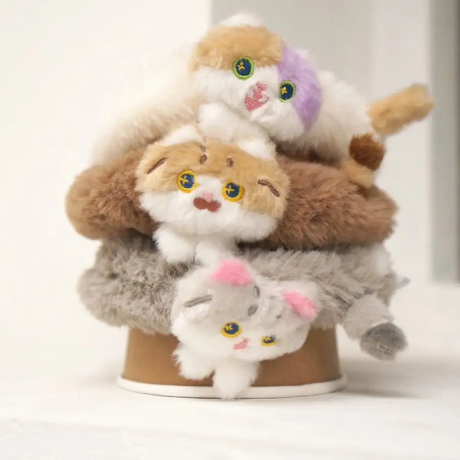 Original Cat Cute Japanese Hair Accessories Plush Rope