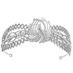 Jewelry Rhinestone Wedding Accessories Hairband - Hair Hoop - View 1