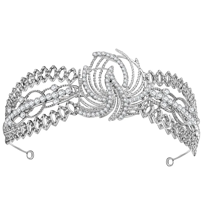 Jewelry Rhinestone Wedding Accessories Hairband - Hair Hoop