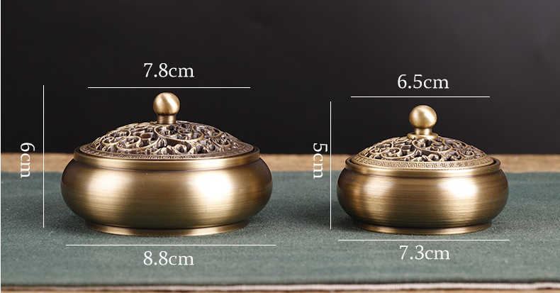 Title 10, Pure Copper Incense Burner Xiangdao Starter Set...