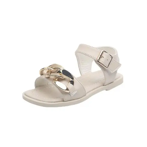 Girls Retro Sandals Children Toe Beach Shoes Little Fashion
