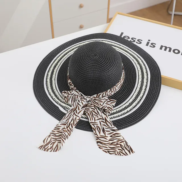 Fashion Personality Foldable Beach Hat Women Trend Black - Shop at LoveMi