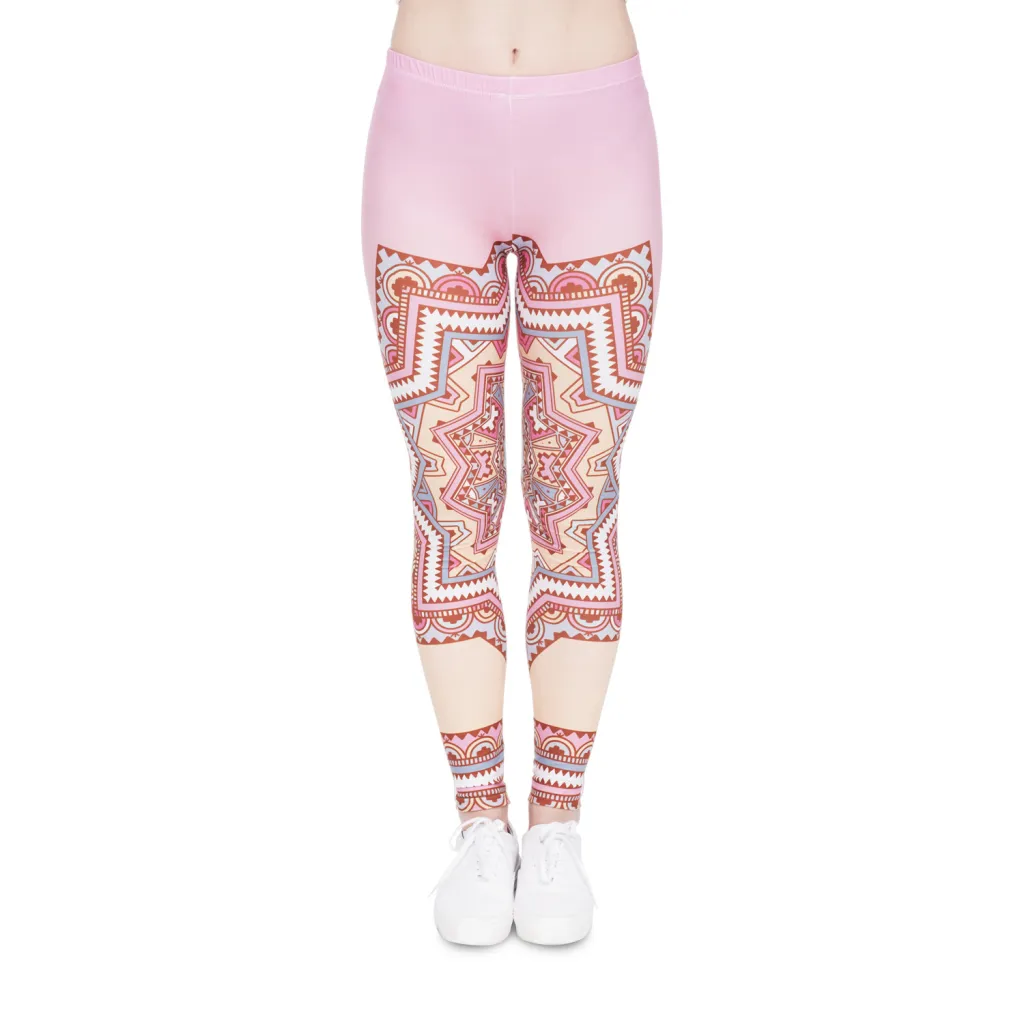 Digital printed cropped trousers - 20Style
