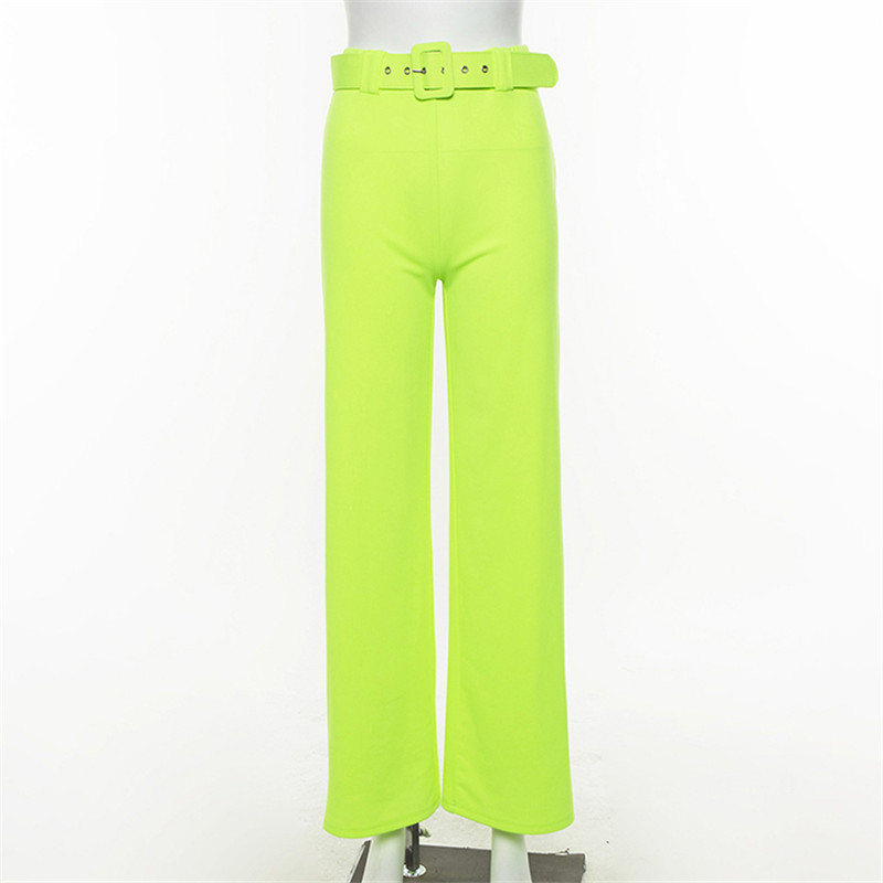 Title 5, Cover hip slim fashion straight wide leg pants