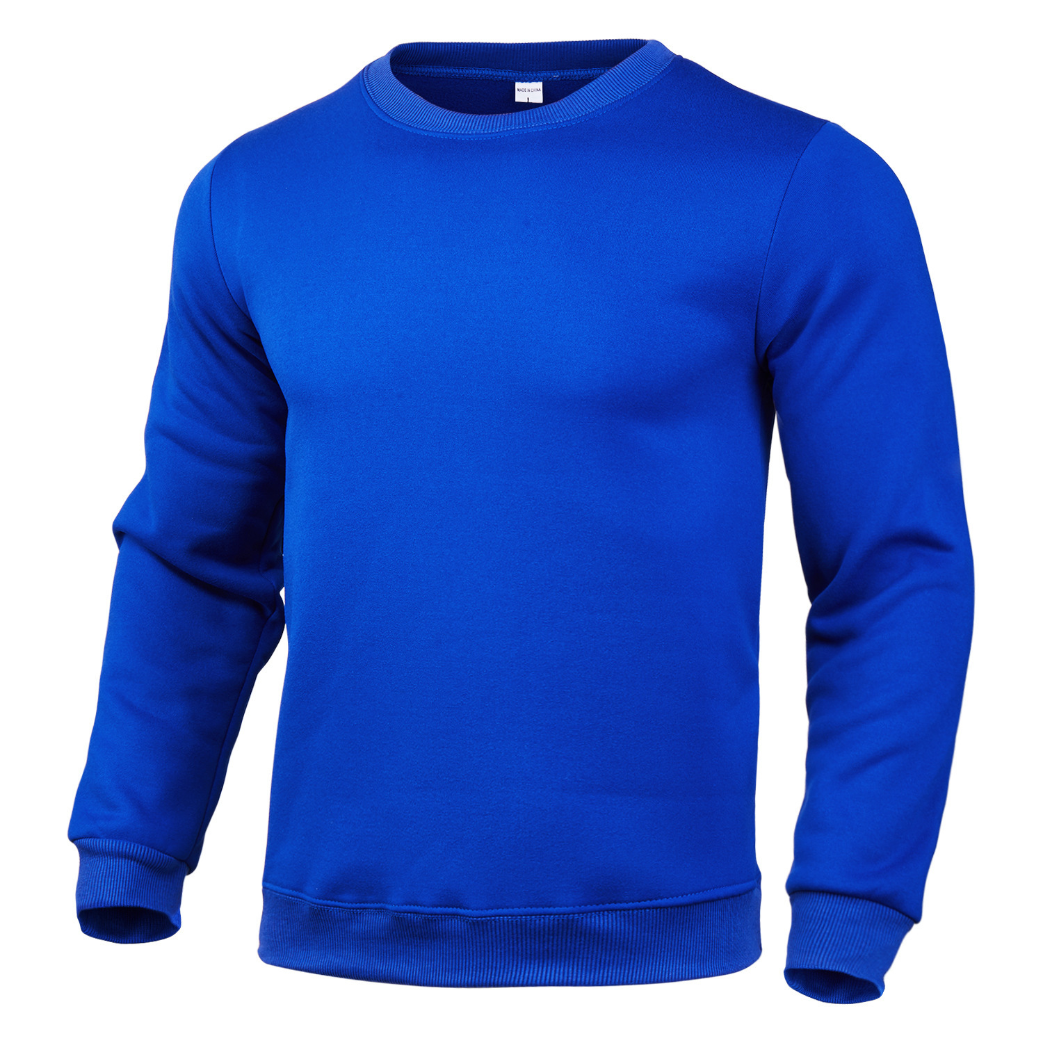 Mens Sweatshirt Heavy Blend Crew Neck Plain Jumper Pullover Casual TOP Warm - Picture 3 of 13