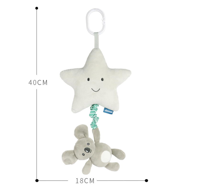 Title 2, Five-pointed Star Pulling Bell Pendant Crib Han...