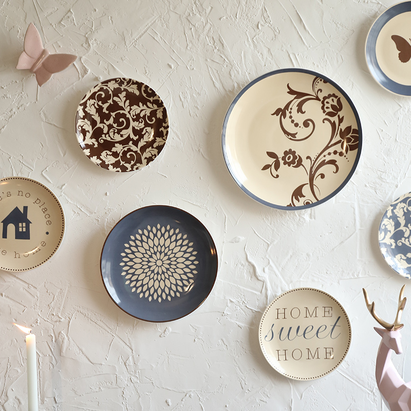 Title 3, Creative wall wall ceramic hanging plate