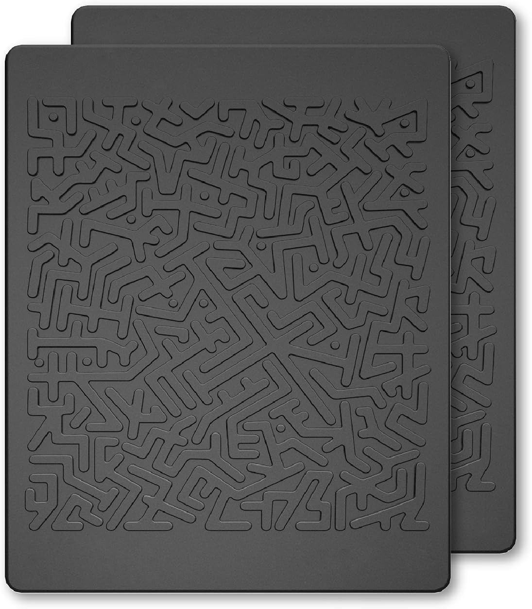 Car Dashboard Non Slip Mat 2 Units, 6.3x5.1 Inch Anti Slip Gripping Pad For Phone, Gps, Keys, Coins And Accessories