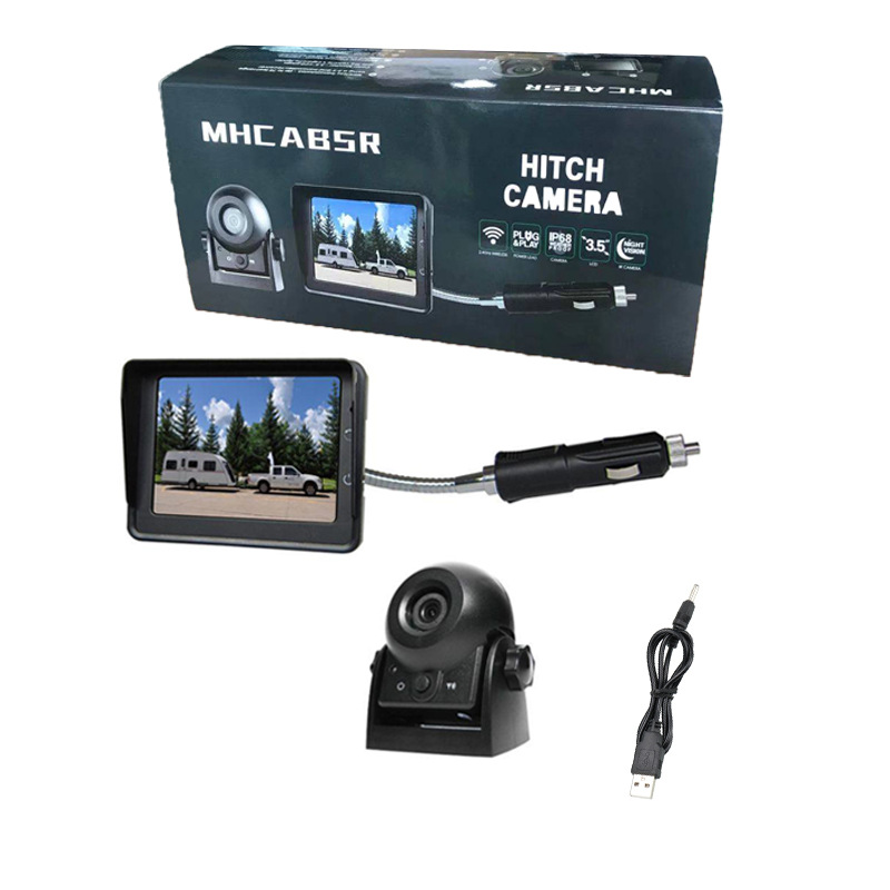 Car External Reversing Camera Car Camera HD Wireless Infrared Night Vision Rear View - Image 3