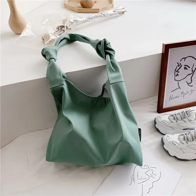 Women's Tote Bag Slouchy Style Nylon Korean Version Green - Shop at LoveMi